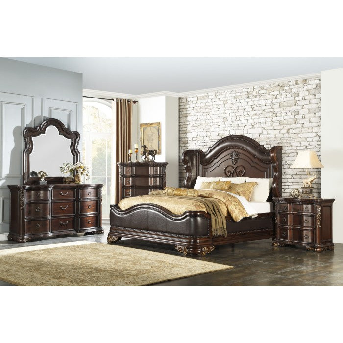 Homelegance - Royal Highlands Dresser And Mirror In Rich Cherry - 1603-5-6 - ATL FURNITURE