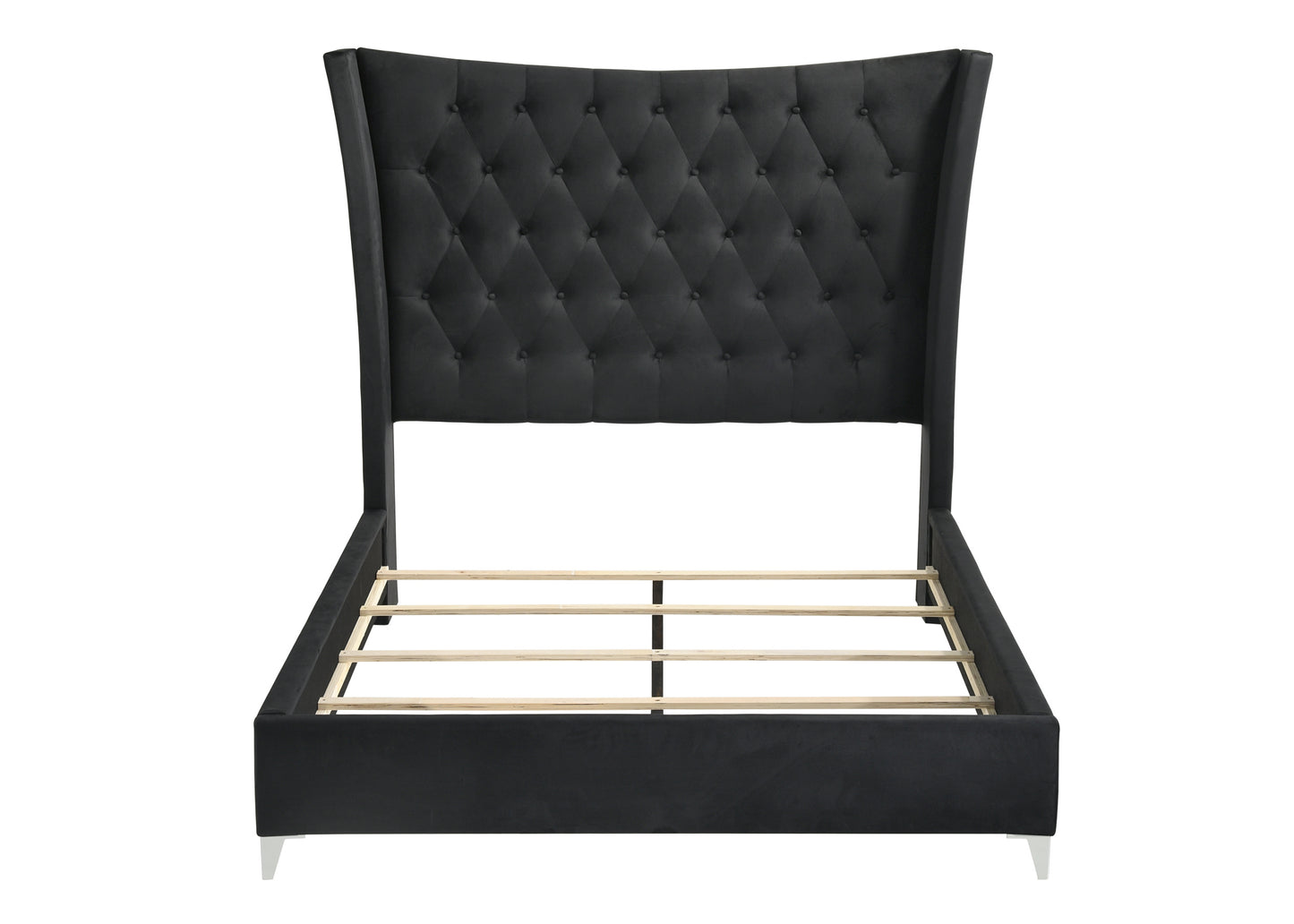 Emerald King Bed Black