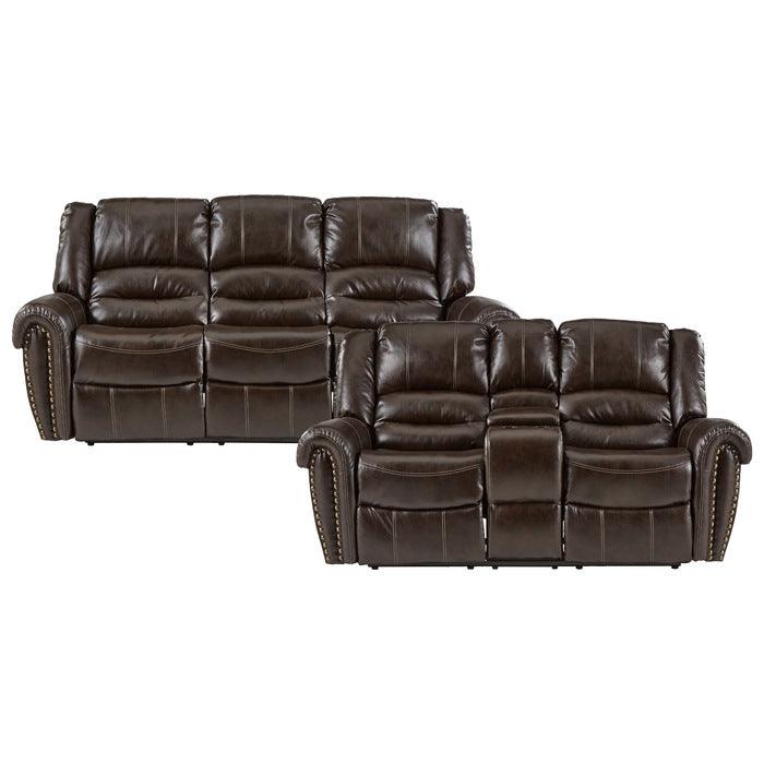 Homelegance - Center Hill 2 Piece Reclining Sofa Set - 9668Brw-2Set - ATL FURNITURE