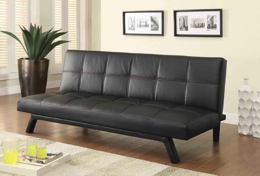 G500765 Contemporary Black Sofa Bed - ATL FURNITURE