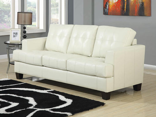 Samuel Transitional Cream Sleeper Sofa - ATL FURNITURE