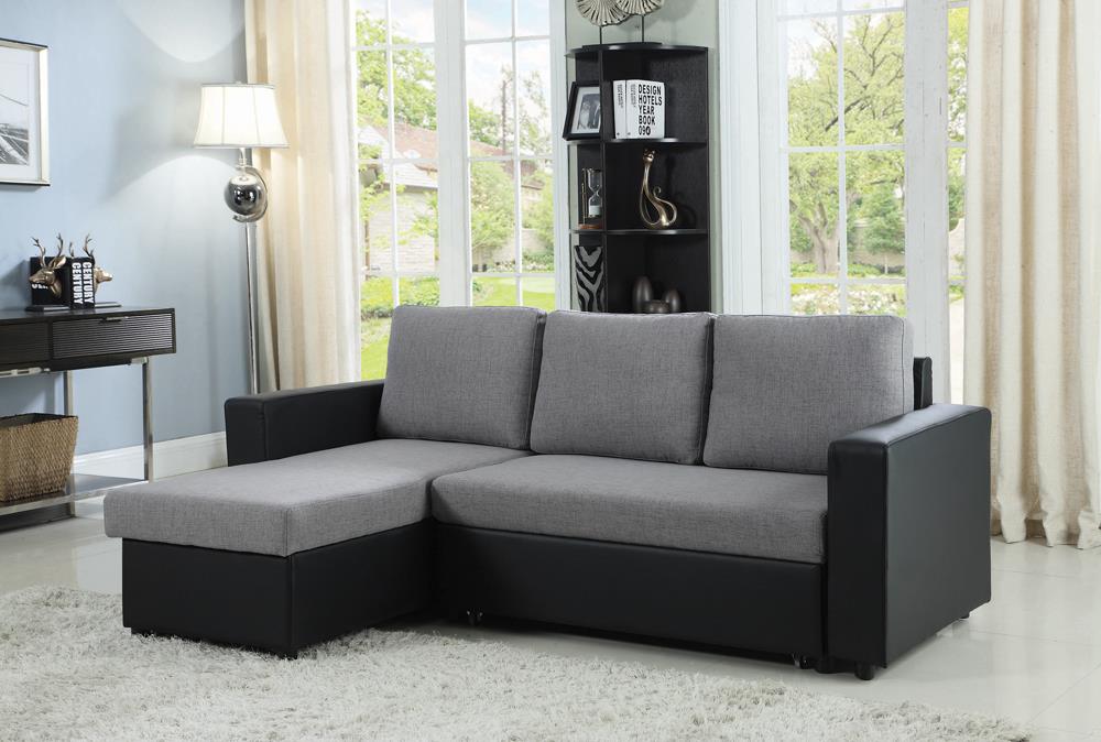 Baylor Casual Grey Sofa - ATL FURNITURE