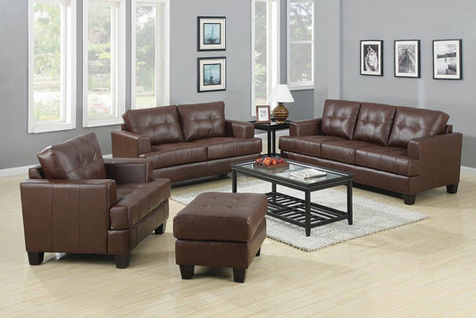 Samuel Transitional Dark Brown Chair - ATL FURNITURE