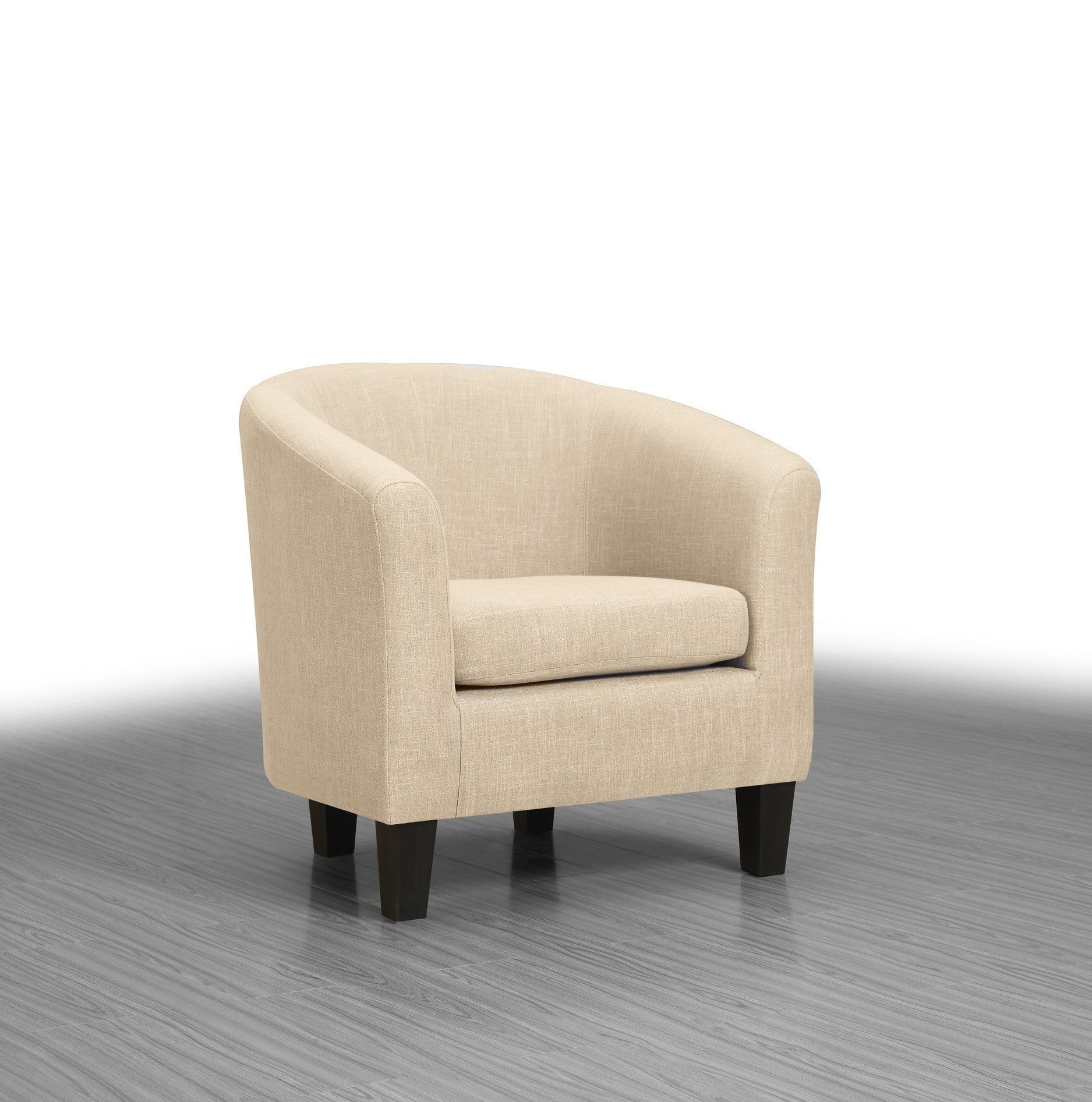 Fabric Accent Chair; Neutral - ATL FURNITURE