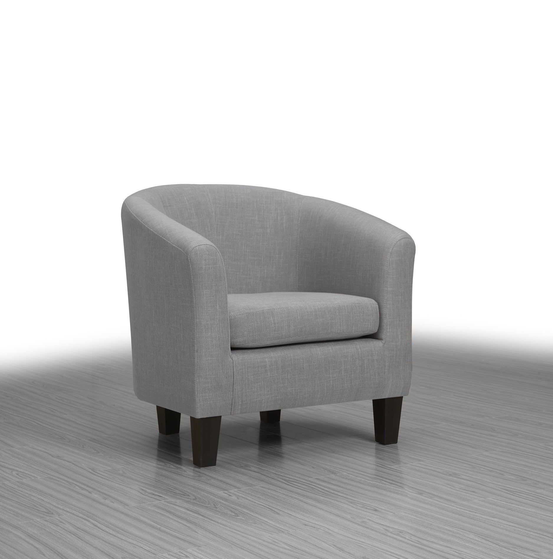 Fabric Accent Chair; Steel - ATL FURNITURE