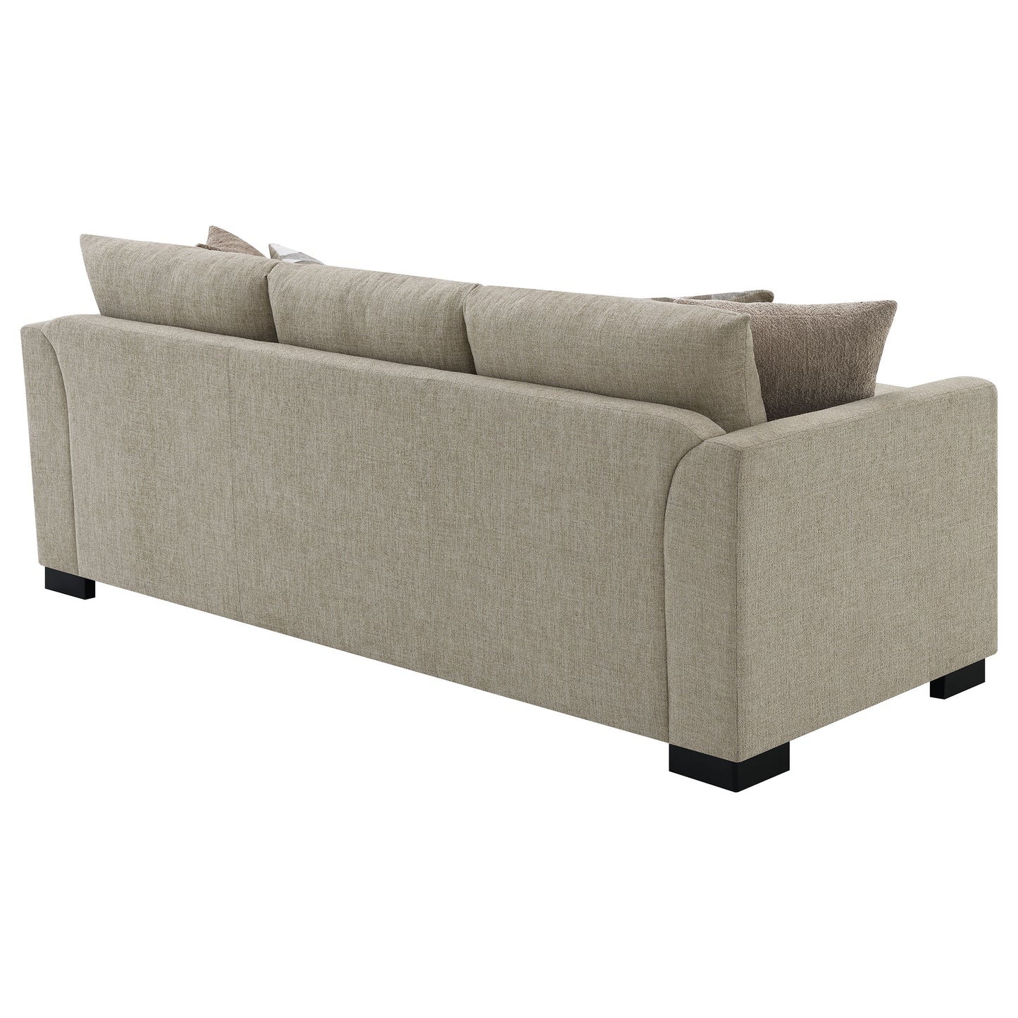 Storey Upholstered Sleeper Sectional Chaise Sofa Camel