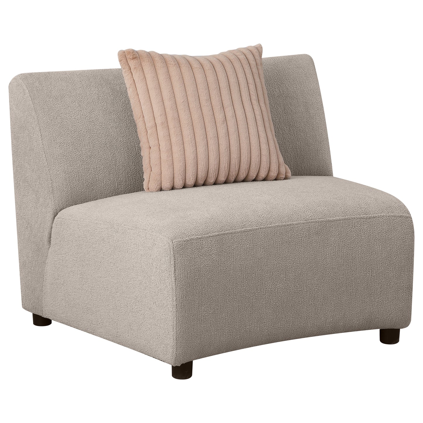 Fayette 2-piece Upholstered Sectional Sofa Greige