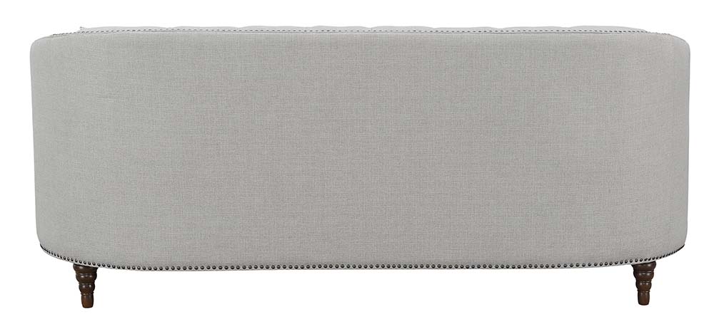 Avonlea Sloped Arm Upholstered Sofa Trim Grey