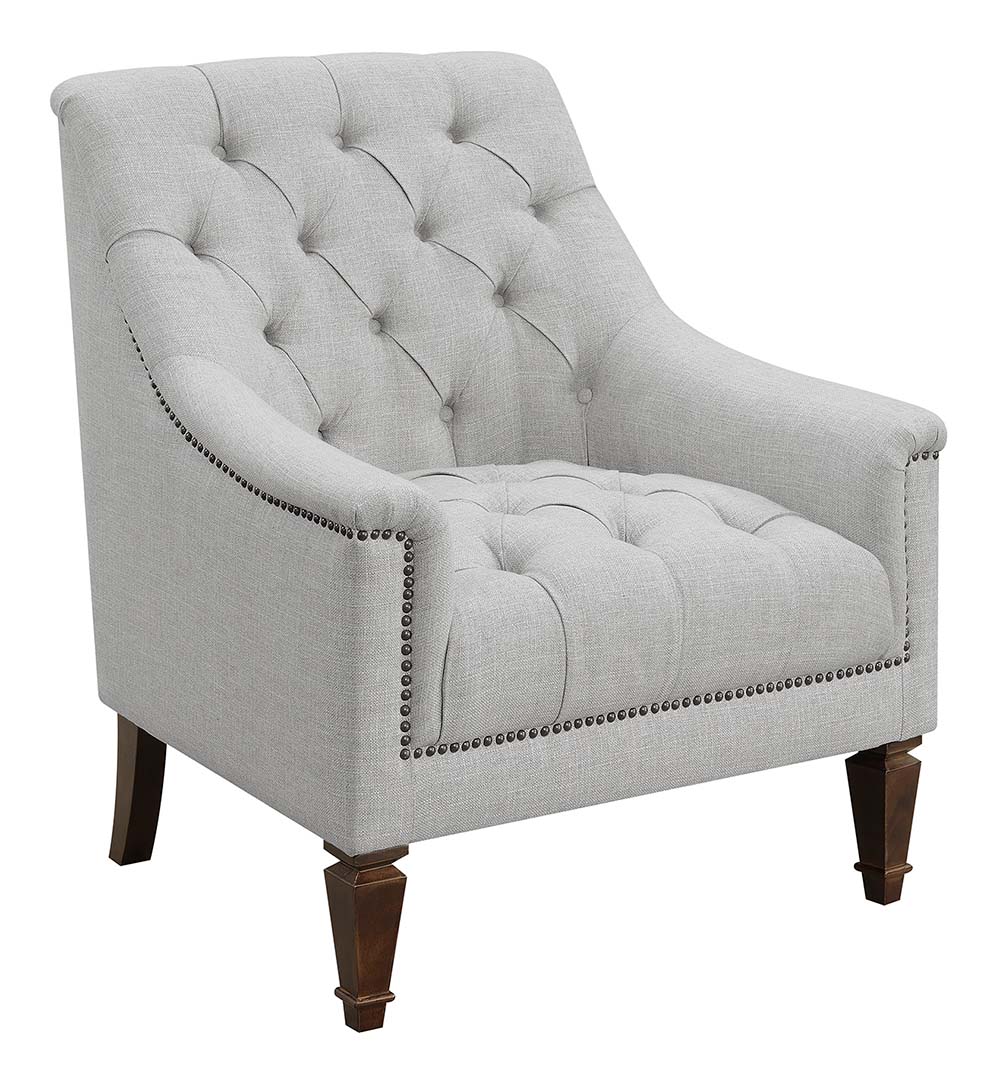 Avonlea Sloped Arm Upholstered Chair Grey