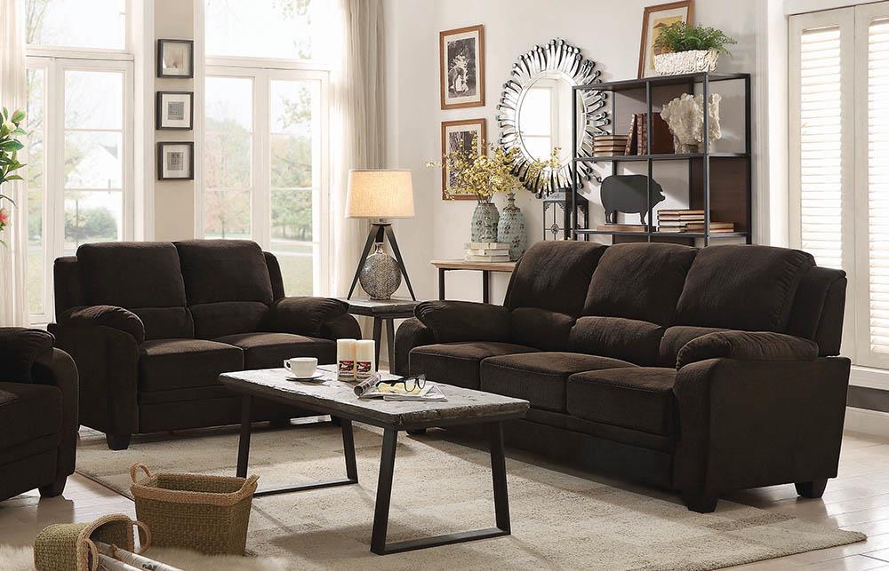 Northend Chocolate Two-Piece Living Room Set - ATL FURNITURE