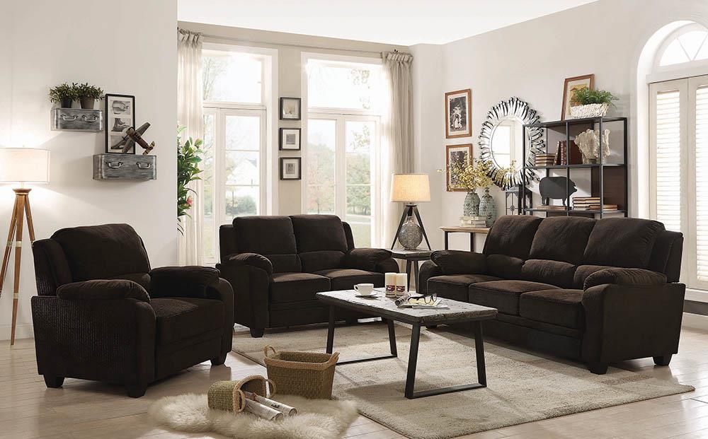 Northend Casual Chocolate Sofa - ATL FURNITURE