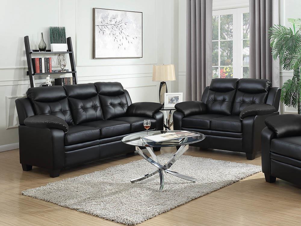 Finley Casual Brown Two-Piece Living Room Set - ATL FURNITURE