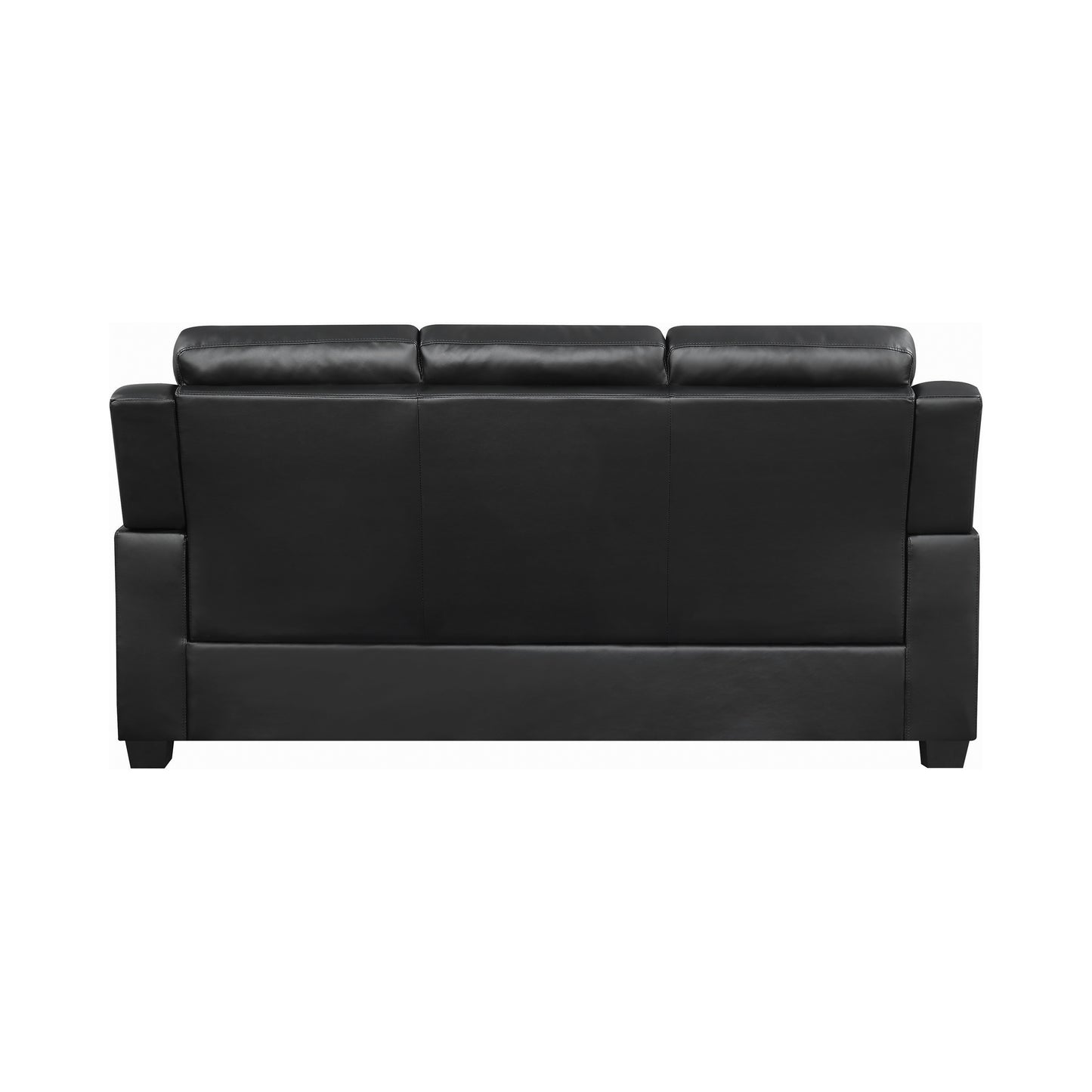 Finley Upholstered Padded Arm Tufted Sofa Black