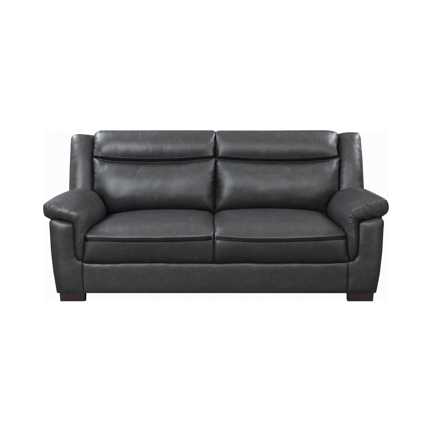 Arabella Upholstered Padded Arm Sofa Grey