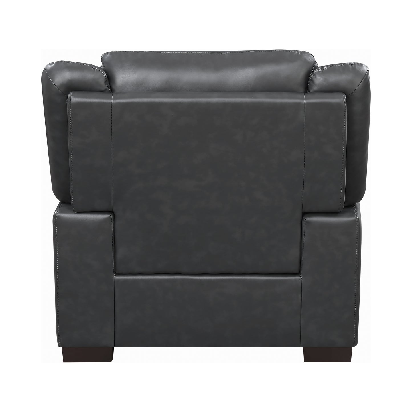 Arabella Upholstered Padded Arm Accent Chair Grey