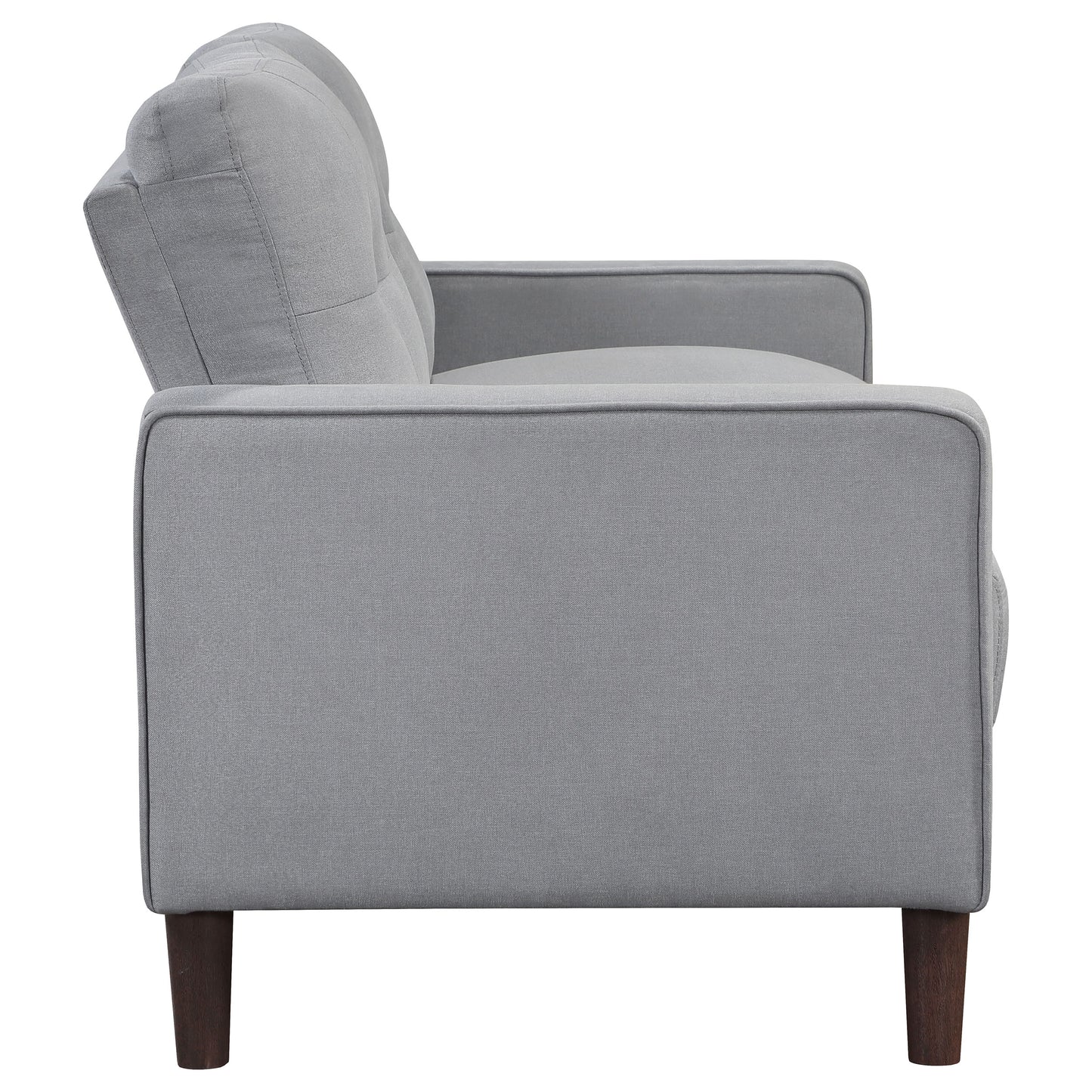 Bowen Upholstered Track Arm Tufted Sofa Grey