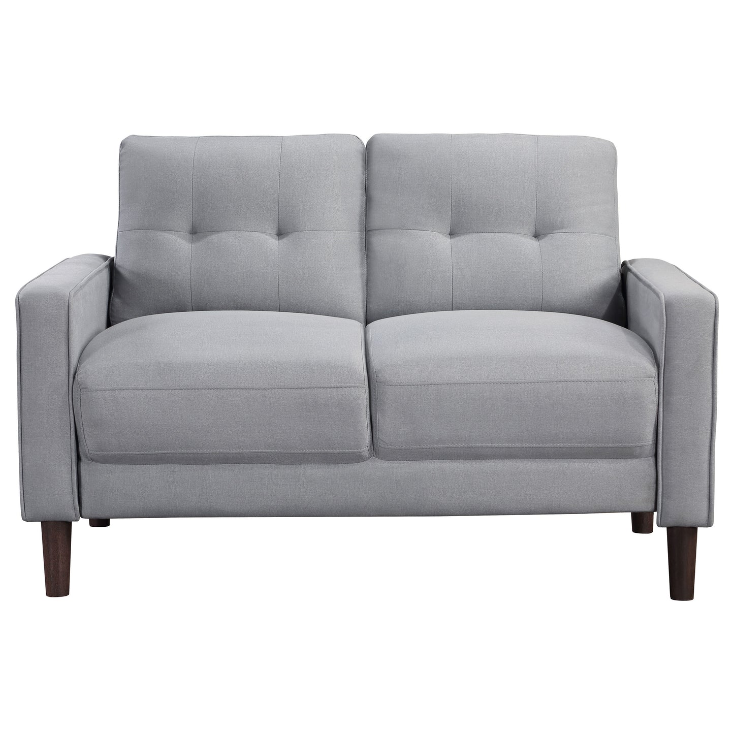 Bowen Upholstered Track Arm Tufted Sofa Grey