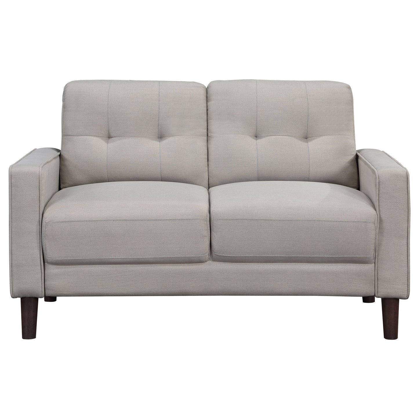 Bowen Upholstered Track Arm Tufted Sofa Beige