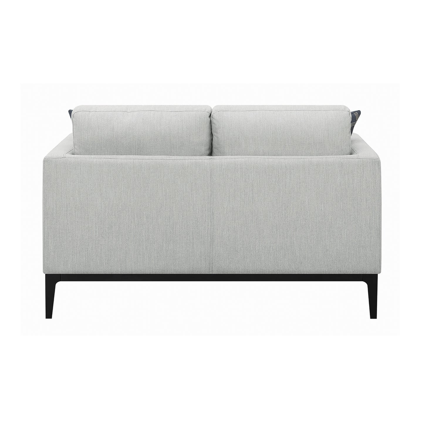 Apperson Upholstered Track Arm Loveseat Light Grey