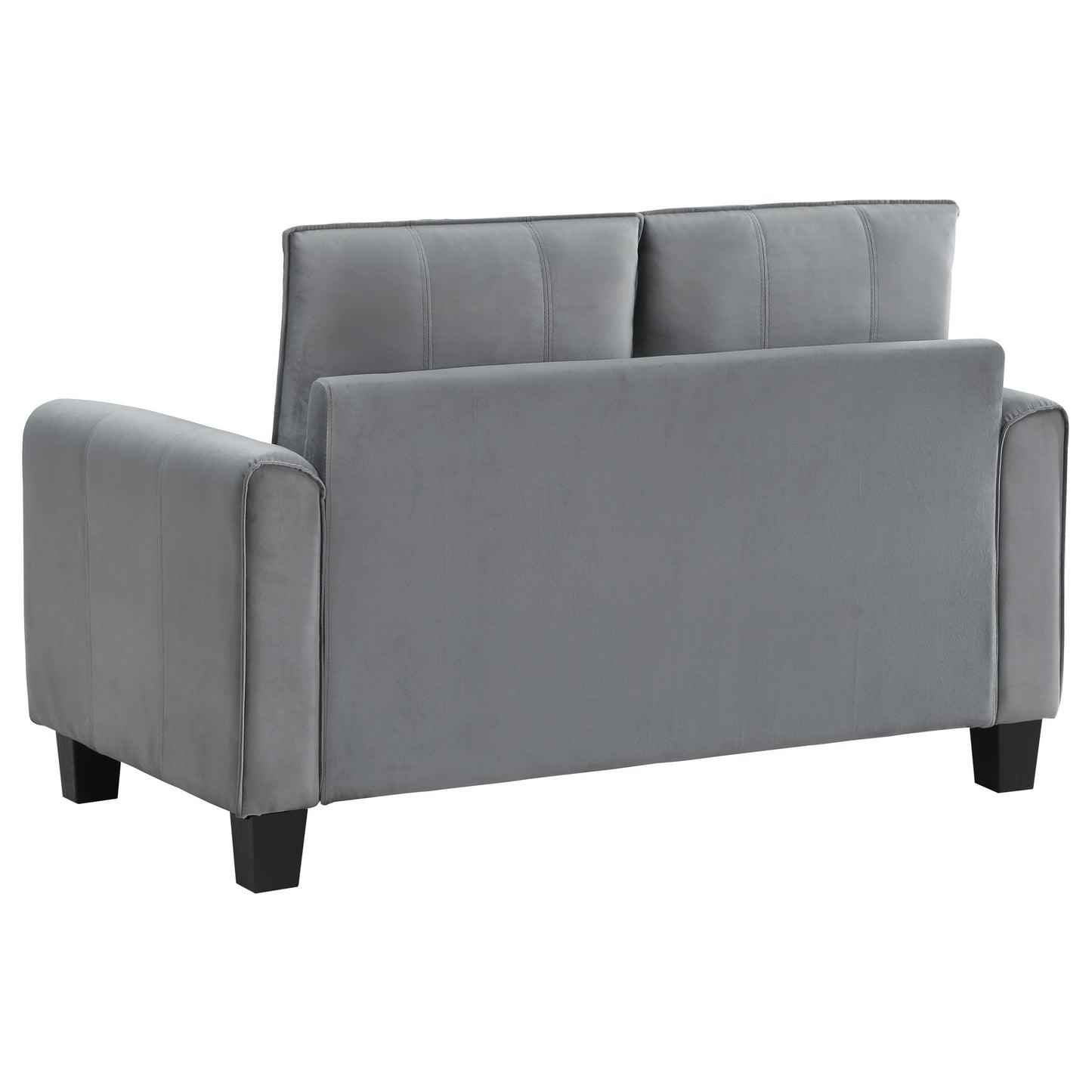 Davis  Upholstered Rolled Arm Sofa Grey