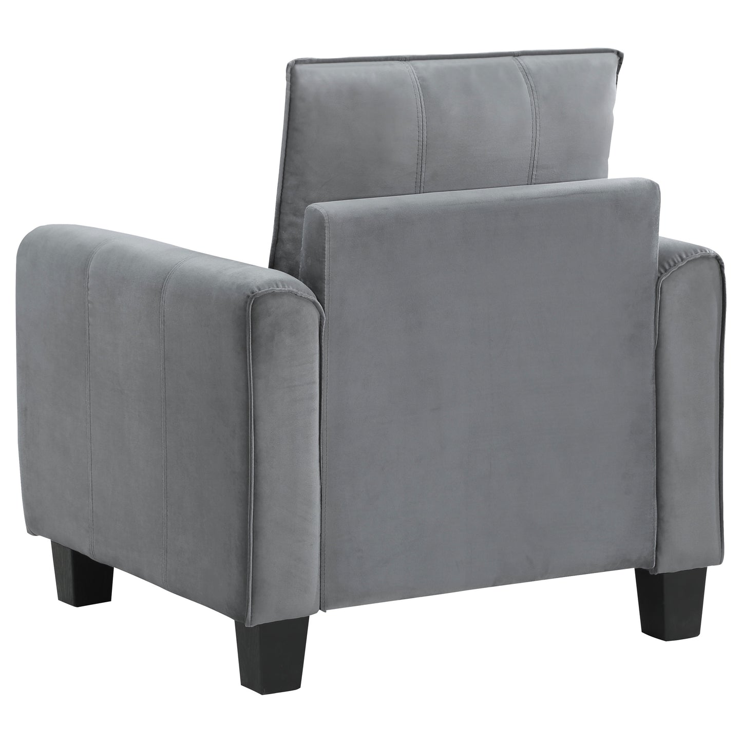 Davis  Upholstered Rolled Arm Sofa Grey