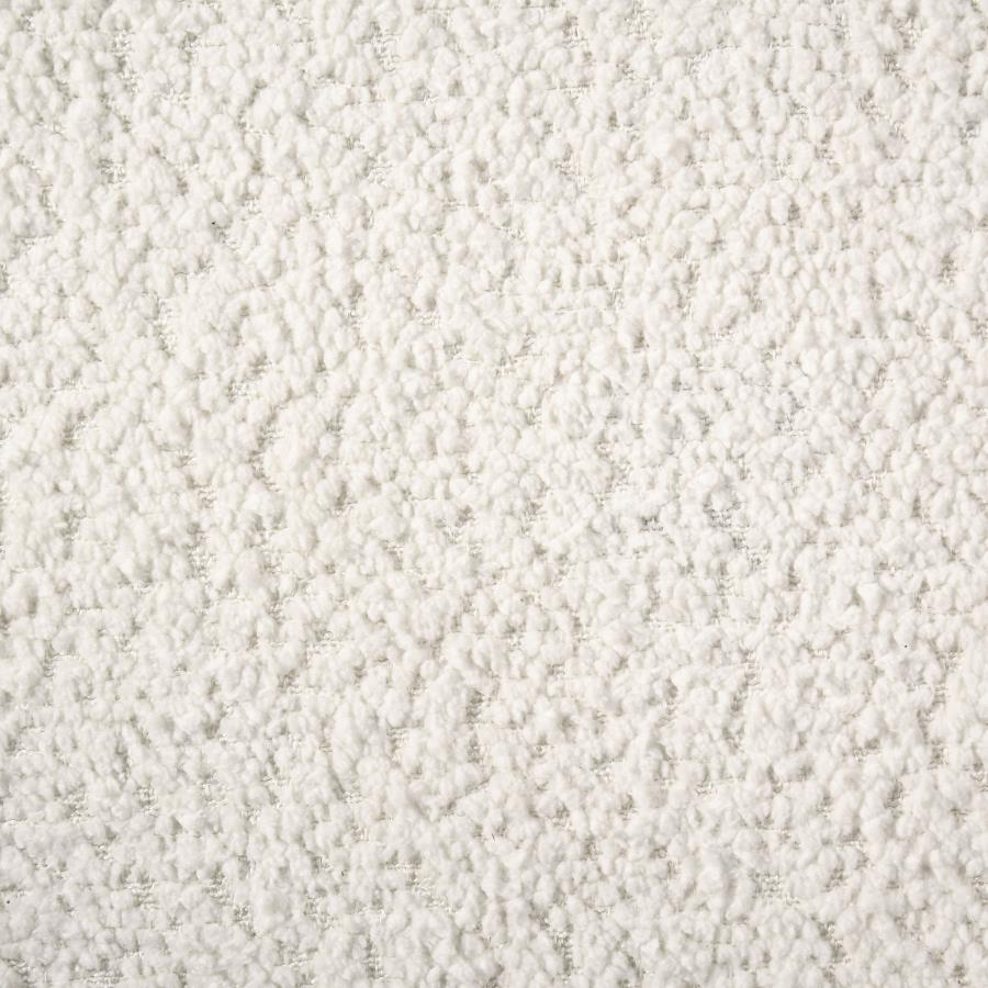 Dorset Fabric Upholstered Round Track Arm Loveseat White