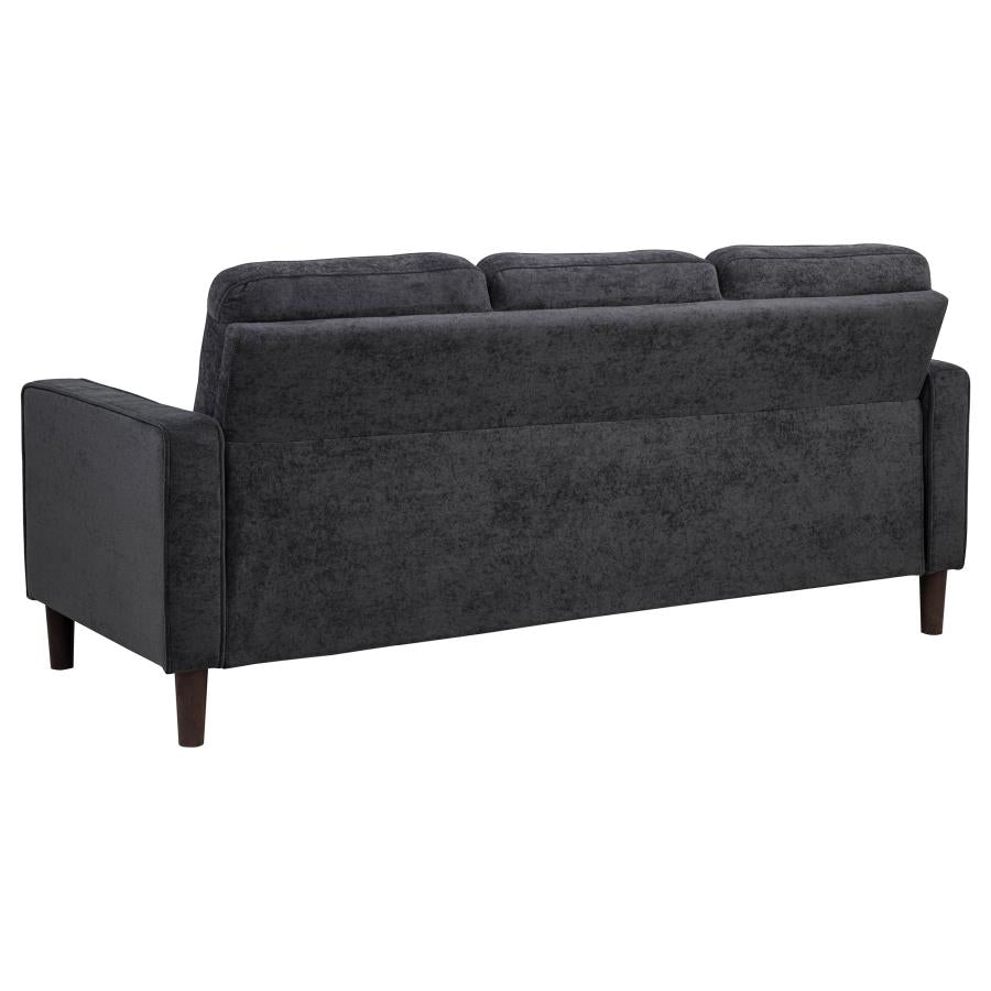 Bowen Ii Fabric Upholstered Track Arm Sofa Steel Grey