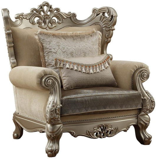 Acme Furniture Ranita Chair in Champagne 51042 - ATL FURNITURE