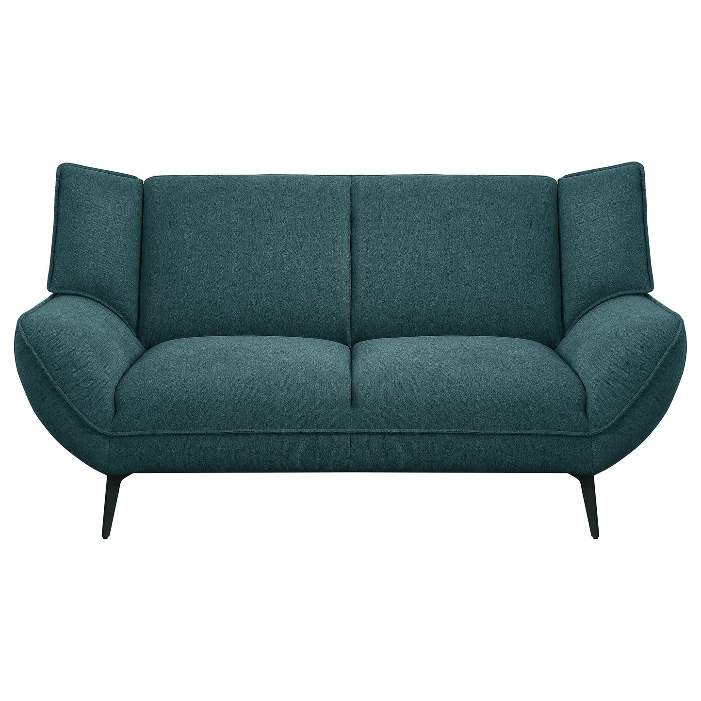 Acton Upholstered Flared Arm Sofa Teal Blue