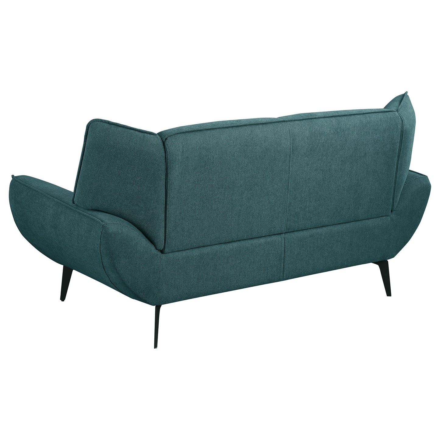 Acton Upholstered Flared Arm Sofa Teal Blue