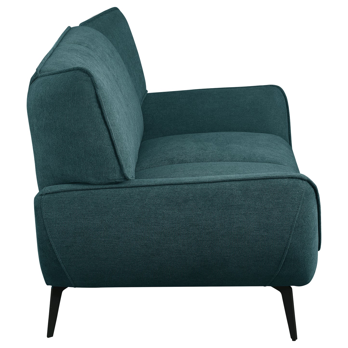 Acton Upholstered Flared Arm Sofa Teal Blue