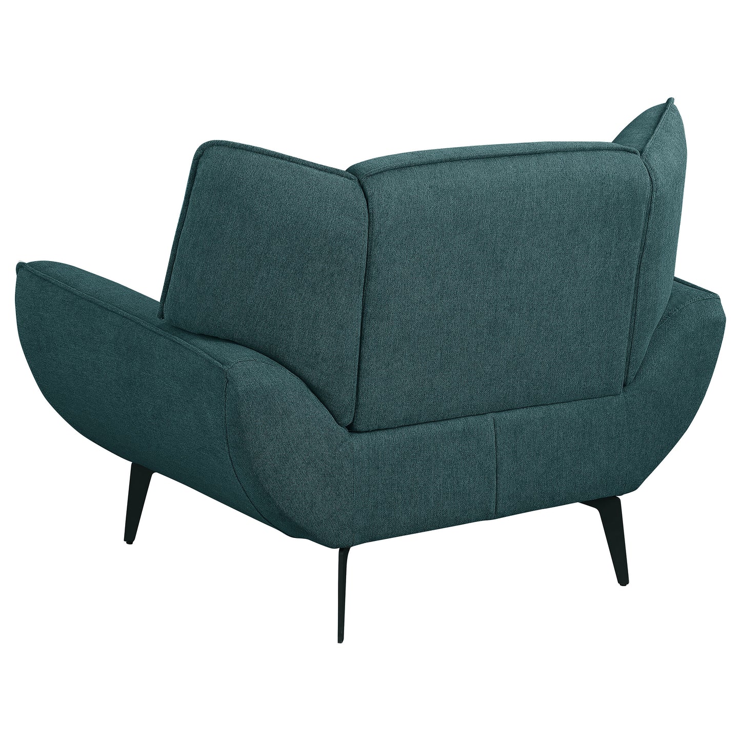 Acton Upholstered Flared Arm Sofa Teal Blue