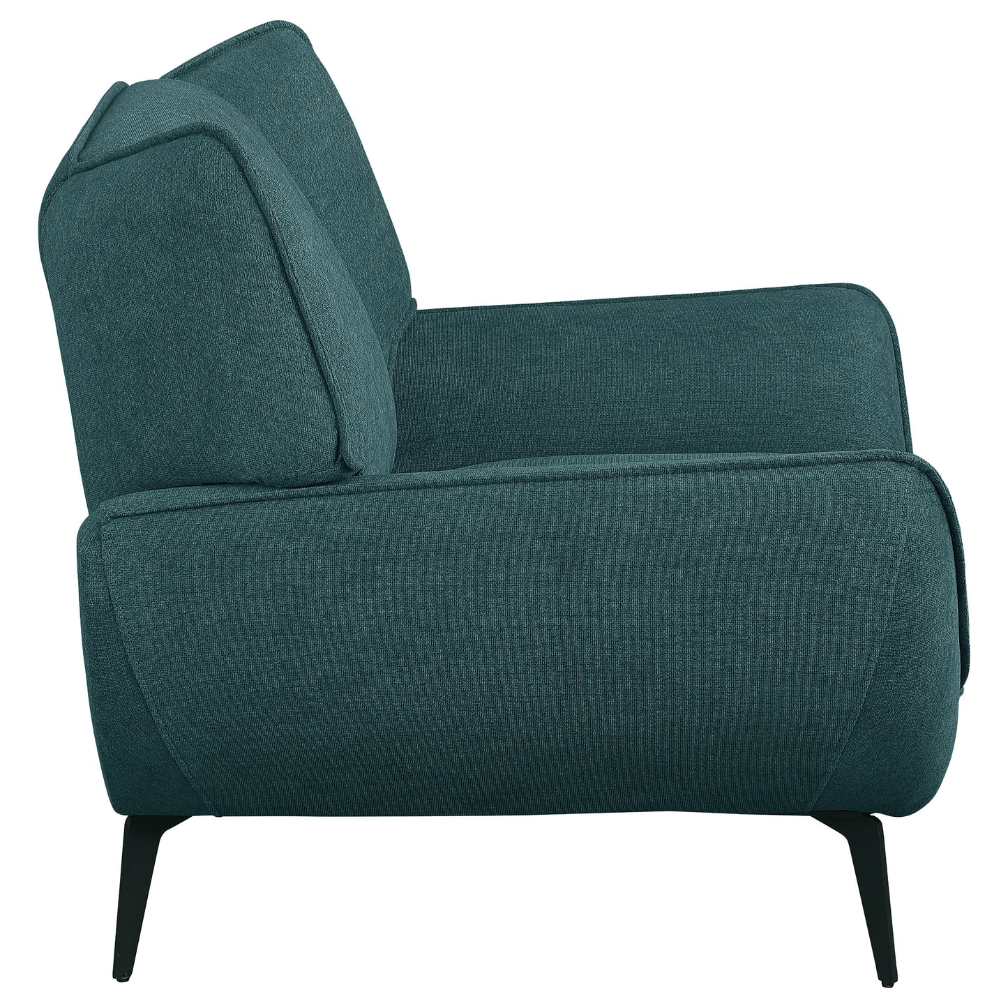 Acton Upholstered Flared Arm Sofa Teal Blue