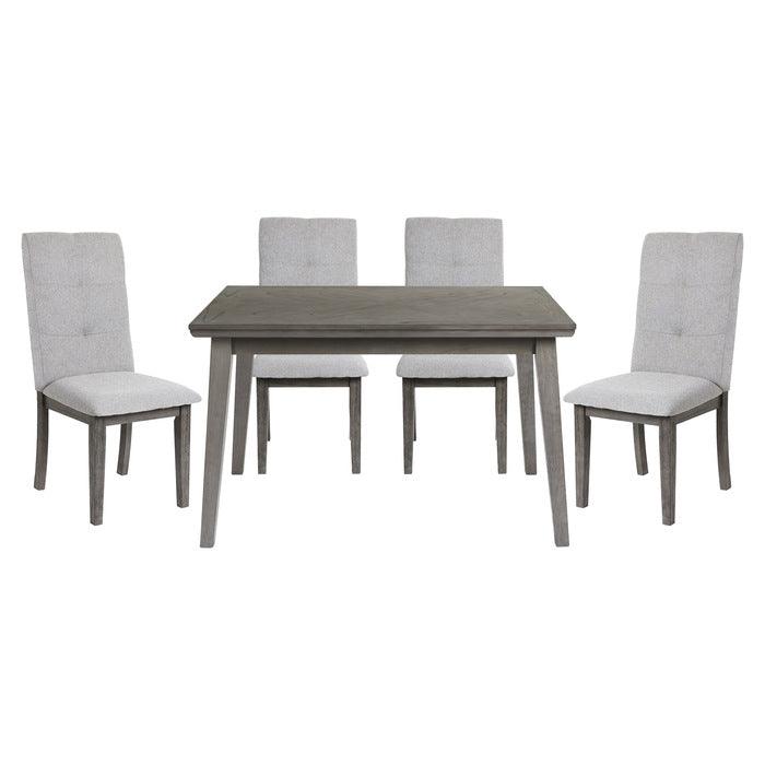 Homelegance - University 5 Piece Dining Table Set - 5163-48-5Set - ATL FURNITURE