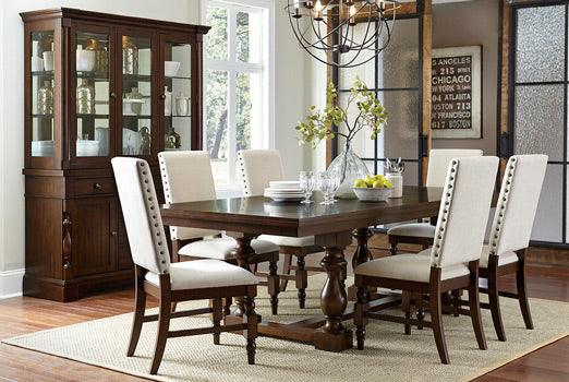 Homelegance - Yates 7 Piece Dining Room Set - 5167-96-7Fs - ATL FURNITURE