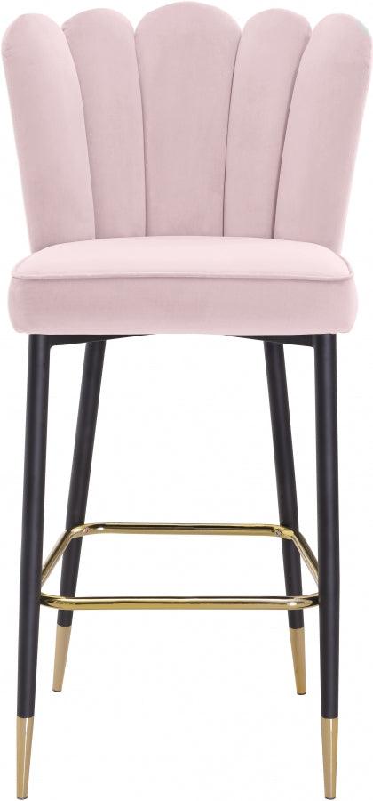 Meridian Furniture - Lily Bar Stool Set Of 2 In Pink - 961Pink-C - ATL FURNITURE