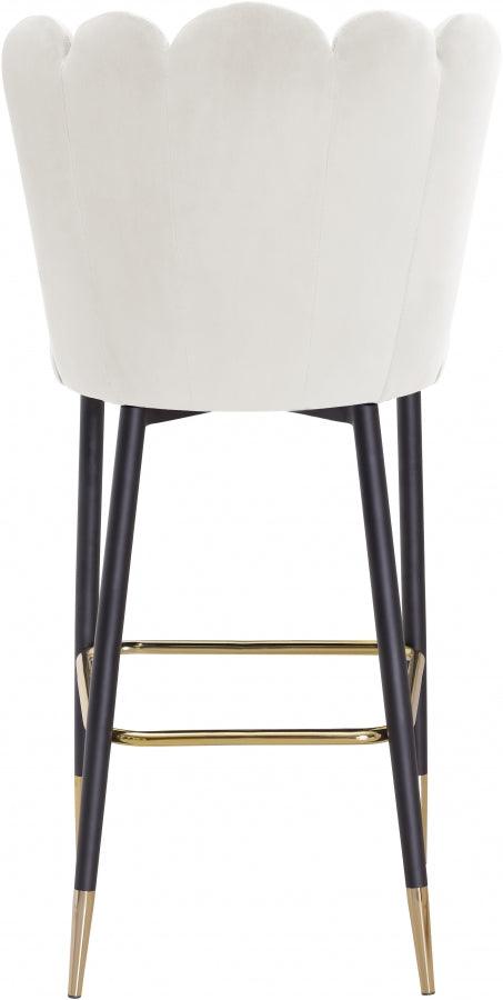 Meridian Furniture - Lily Bar Stool Set Of 2 In Cream - 961Cream-C - ATL FURNITURE