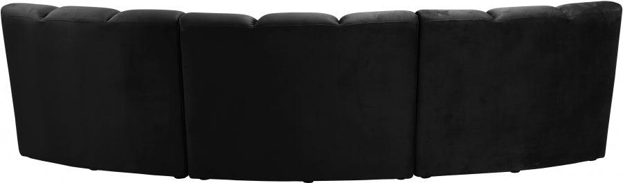 Infinity Modular Sofa In Black 3Pc - ATL FURNITURE