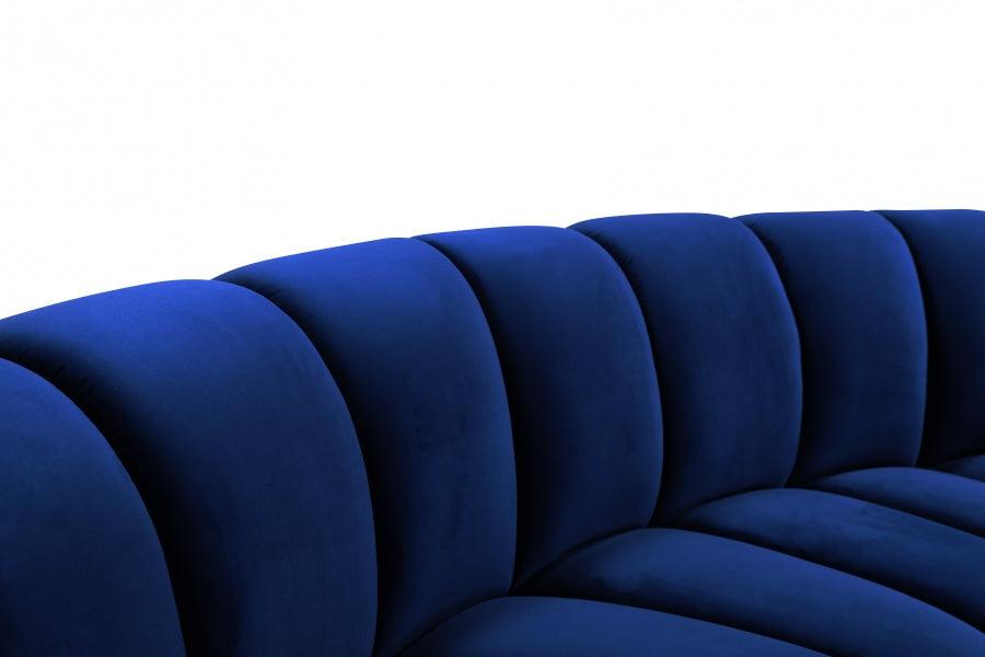 Infinity Modular Sofa In Navy 2Pc - ATL FURNITURE