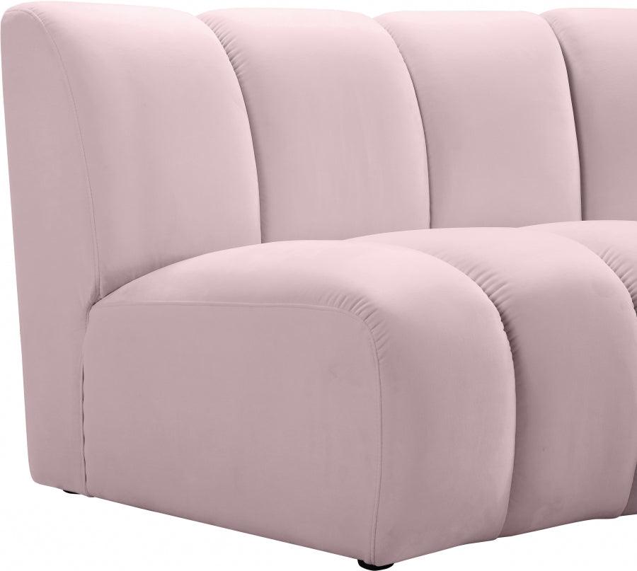 Infinity Modular Sofa In Pink 2Pc - ATL FURNITURE