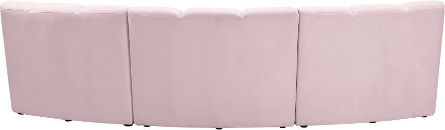 Infinity Modular Sofa In Pink 3Pc - ATL FURNITURE