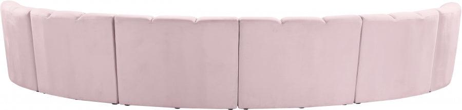 Infinity Modular 6 Piece Sectional In Pink - ATL FURNITURE