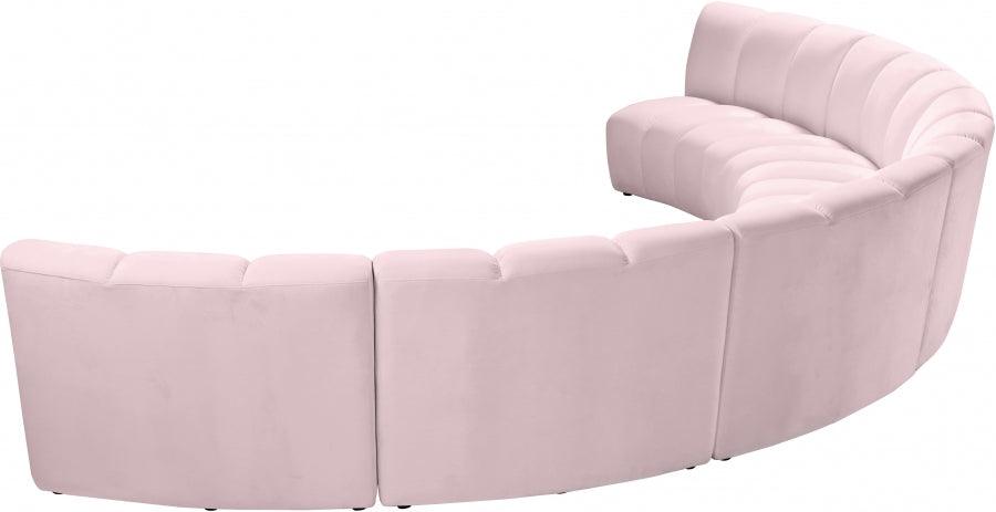 Infinity Modular 6 Piece Sectional In Pink - ATL FURNITURE