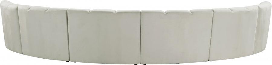 Infinity Modular 6 Piece Sectional In Cream - ATL FURNITURE