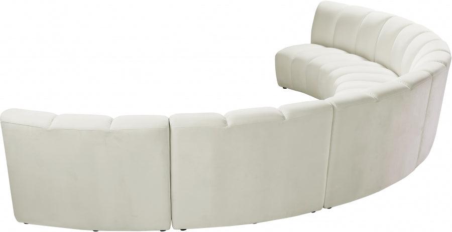 Infinity Modular 6 Piece Sectional In Cream - ATL FURNITURE