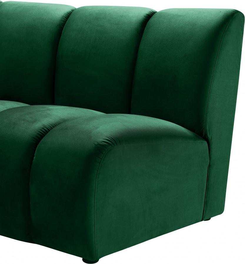 Infinity Modular Sofa In Green 2Pc - ATL FURNITURE