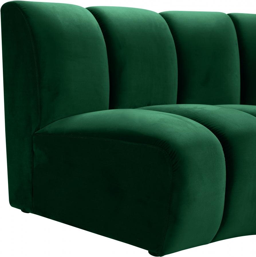 Infinity Modular Sofa In Green 2Pc - ATL FURNITURE