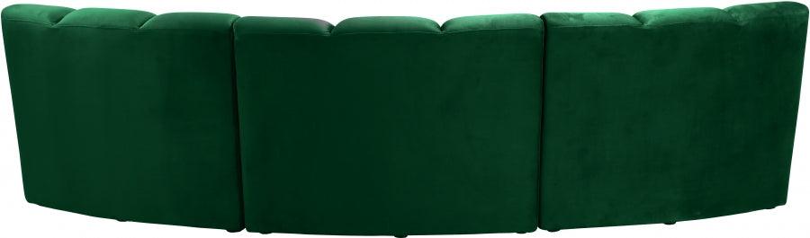 Infinity Modular Sofa In Green 3Pc - ATL FURNITURE