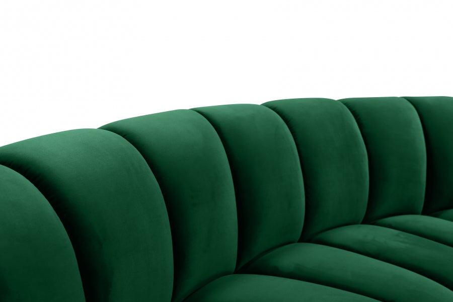 Infinity Modular Sofa In Green 3Pc - ATL FURNITURE