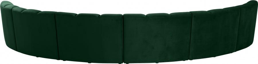 Infinity Modular 6 Piece Sectional In Green - ATL FURNITURE